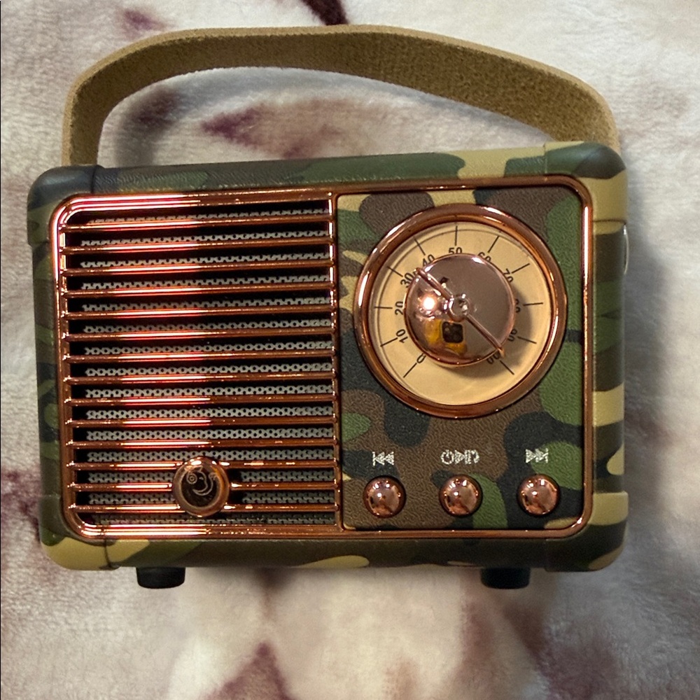 Camouflage Portable Bluetooth Radio